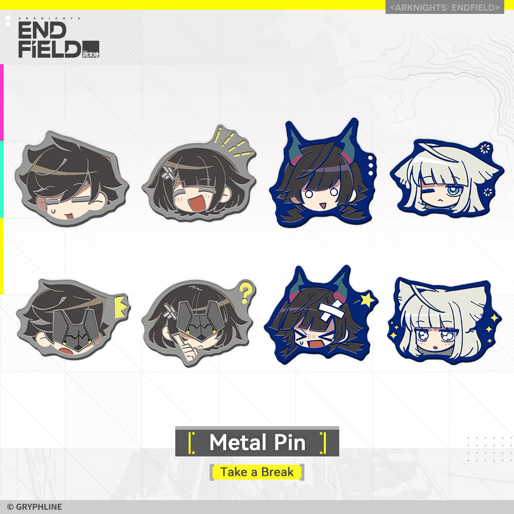 アークナイツ：エンドフィールド · ピンバッジ - ひと休み – GRYPHLINE