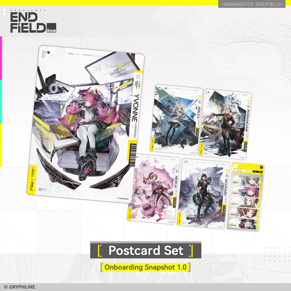 アークナイツ：エンドフィールド · ポストカードセット - 入職写真1.0