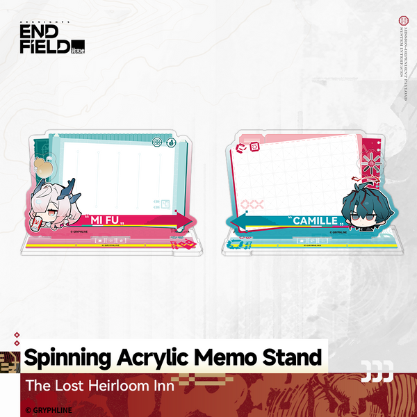 Arknights: Endfield - Spinning Acrylic Memo Stand - The Lost Heirloom Inn