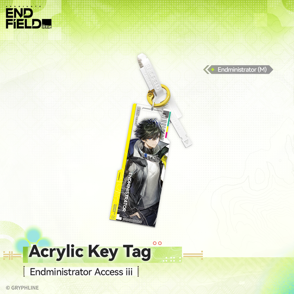 Arknights: Endfield · Acrylic Key Tag - Endministrator Access ⅲ