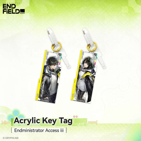 Arknights: Endfield · Acrylic Key Tag - Endministrator Access ⅲ