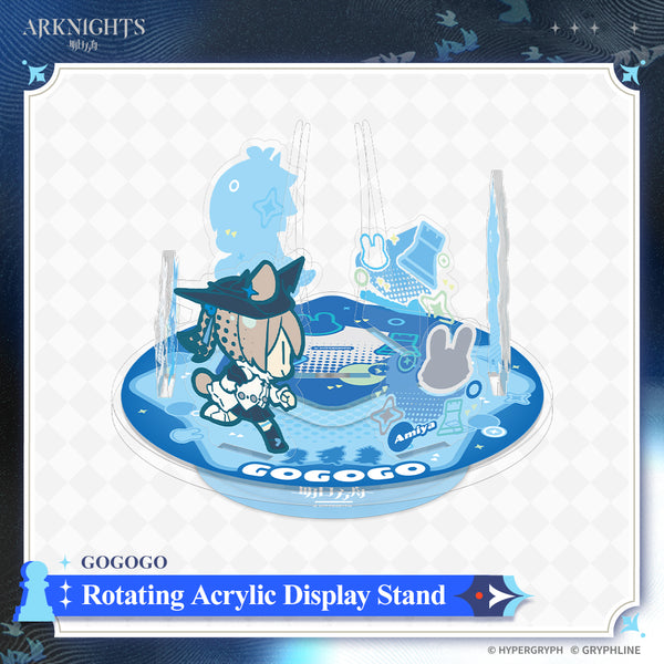 Arknights · Rotating Acrylic Display Stand - GOGOGO