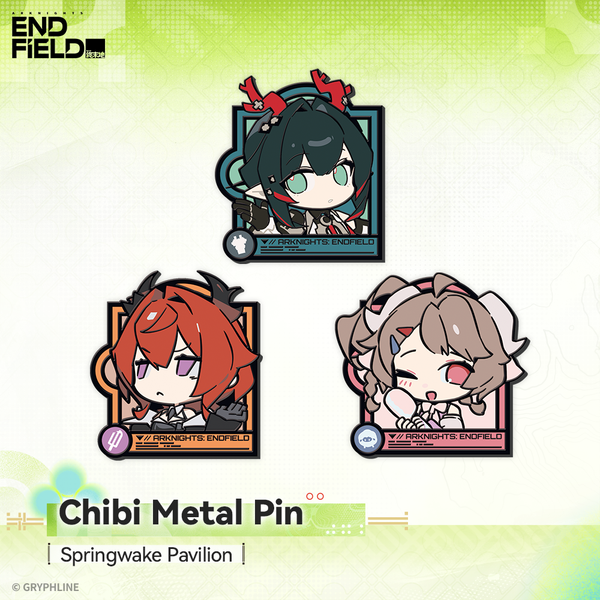 Arknights: Endfield - Chibi Metal Pin - Springwake Pavilion