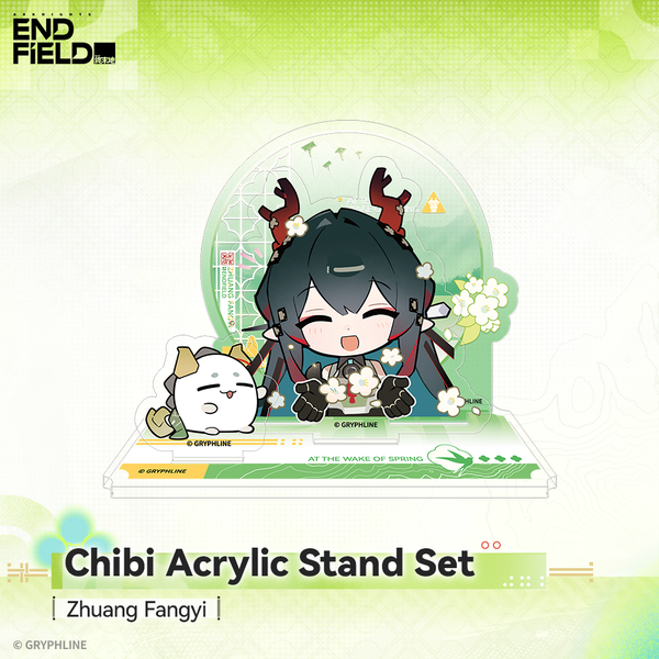 Arknights: Endfield - Chibi Acrylic Stand Set - Springwake Pavilion - Zhuang Fangyi