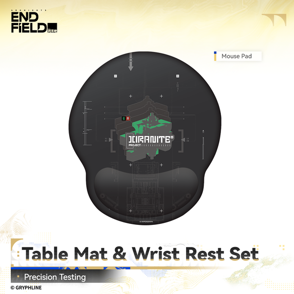 Arknights: Endfield - Table Mat & Wrist Rest Set - Precision Testing